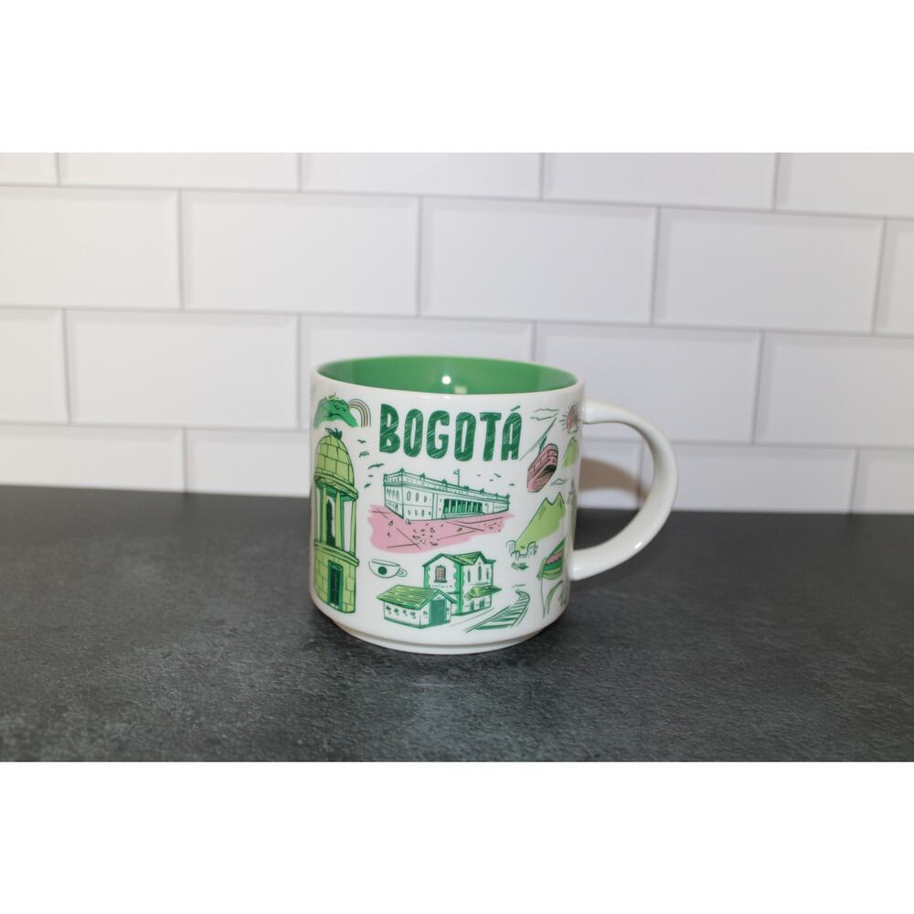 Starbucks Bogotá Been There Series 14oz Ceramic Coffee Mug | EUC